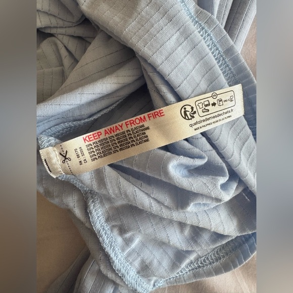 Anthropology Baby Blue Long Sleeve Top Size Small, Light Weight, EUC - Picture 4 of 8